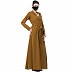 Designer Coat abaya- Golden Brown Designer Coat abaya- Golden Brown